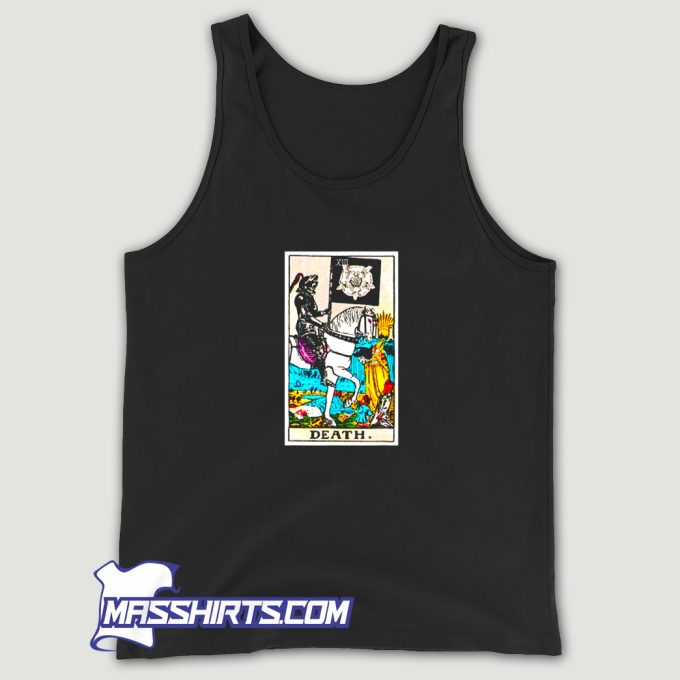 Death Tarot Card Psychic Occult Tank Top