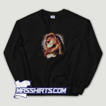 Lion King Mufasa Pride Rock Dot Art Sweatshirt