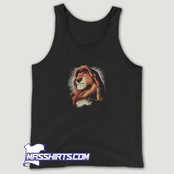 Lion King Mufasa Pride Rock Dot Art Tank Top