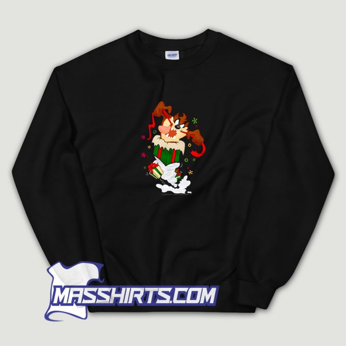 Looney Tunes Christmas Taz Sweatshirt