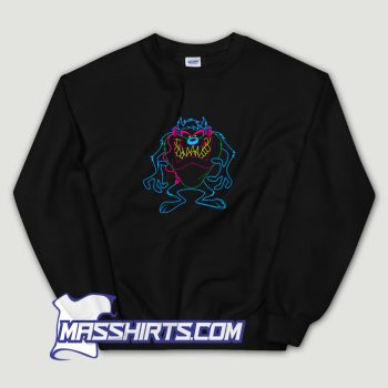 Looney Tunes Taz Neon Sweatshirt