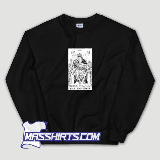 The Emperor Ancient Tarot Card Sweatshirt