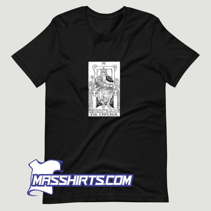 The Emperor Ancient Tarot Card T Shirt Design