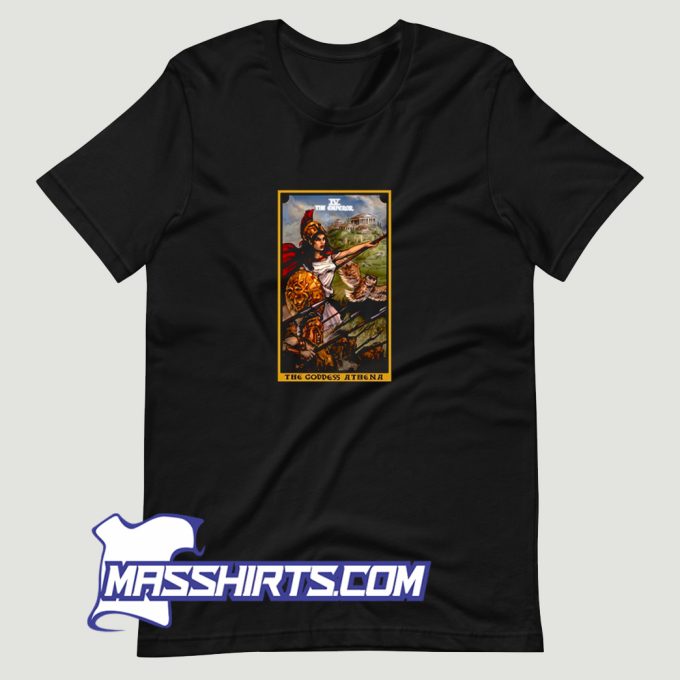 The Goddess Athena The Emperor Tarot T Shirt Design