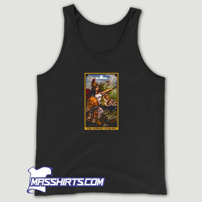 The Goddess Athena The Emperor Tarot Tank Top