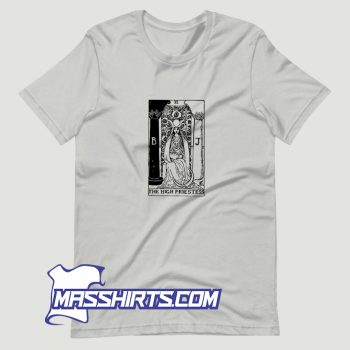 The High Priestess Occult Tarot Card T Shirt Design