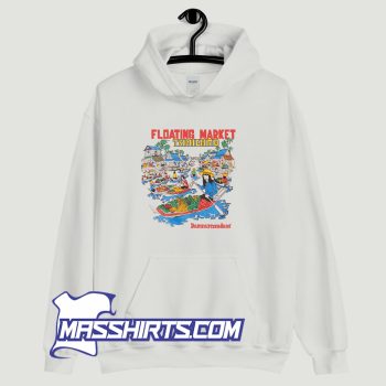 Vintage Floating Market Thailand Hoodie Streetwear