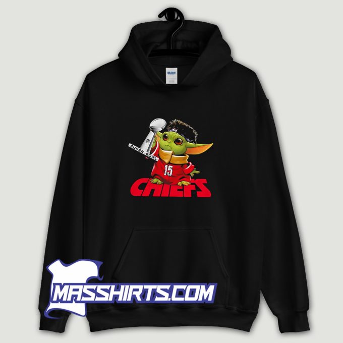 Baby Yoda Kansas City Chiefs Super Bowl Hoodie Streetwear