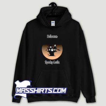 Cheap Halloween Spooky Castle Hoodie Streetwear