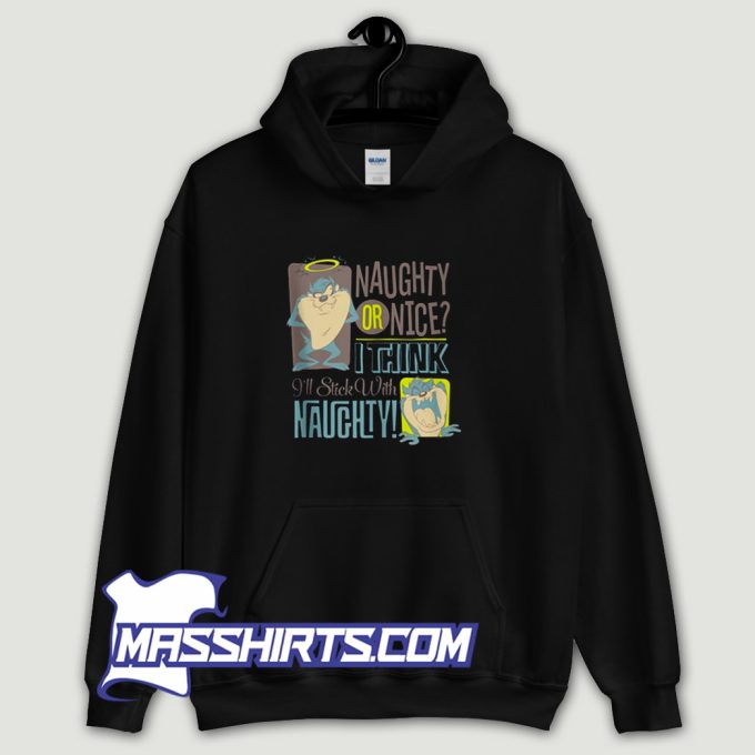 Cheap Looney Tunes Taz Naughty Hoodie Streetwear