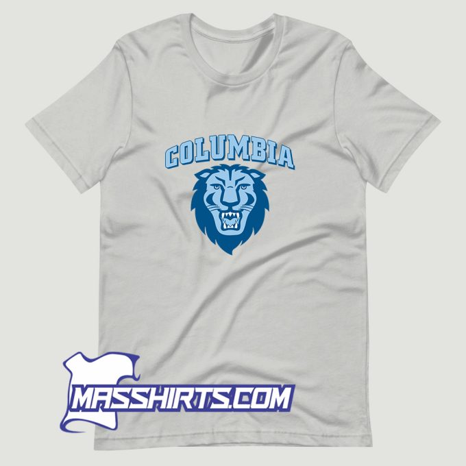 Columbia University Lions T Shirt Design