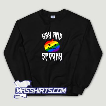 Cute Halloween Gay and Spooky Sweatshirt