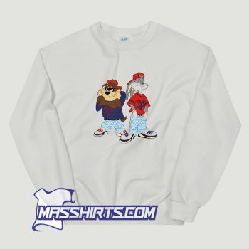 Gangster Taz and Bugs Bunny Sweatshirt