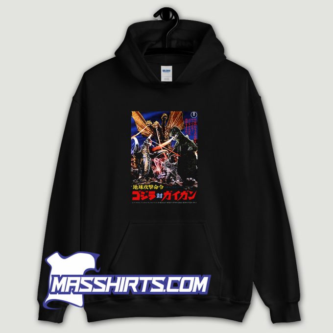 Godzilla vs Gigan Hoodie Streetwear On Sale