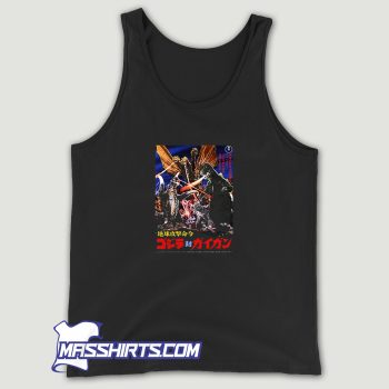 Godzilla vs Gigan Tank Top On Sale