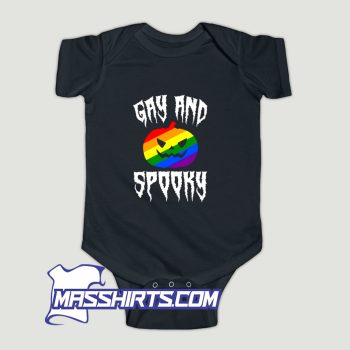 Halloween Gay and Spooky Baby Onesie