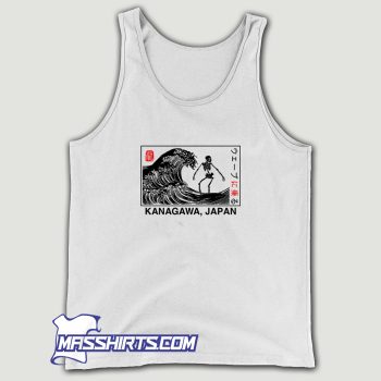 Kanagawa Wave Surfing Skeleton Tank Top