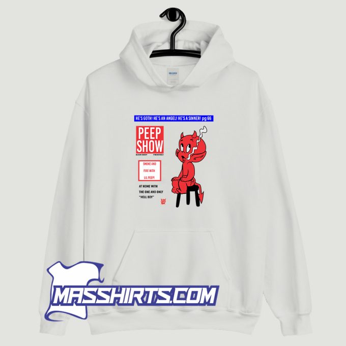 Lil Peep x Alien Body Peep Show Magazine Hoodie Streetwear