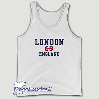 London England Flag Tank Top