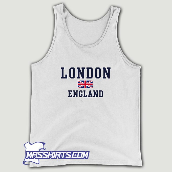 London England Flag Tank Top