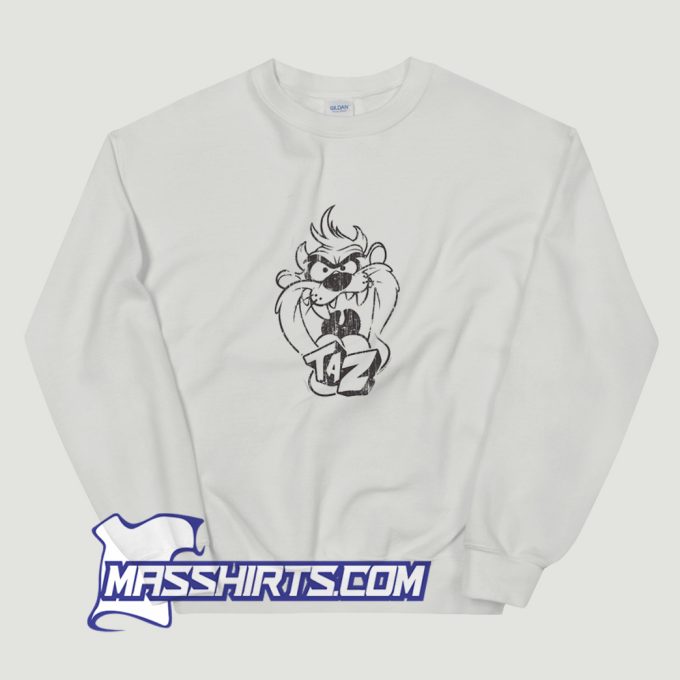 Looney Tunes Faded Taz Sweatshirt