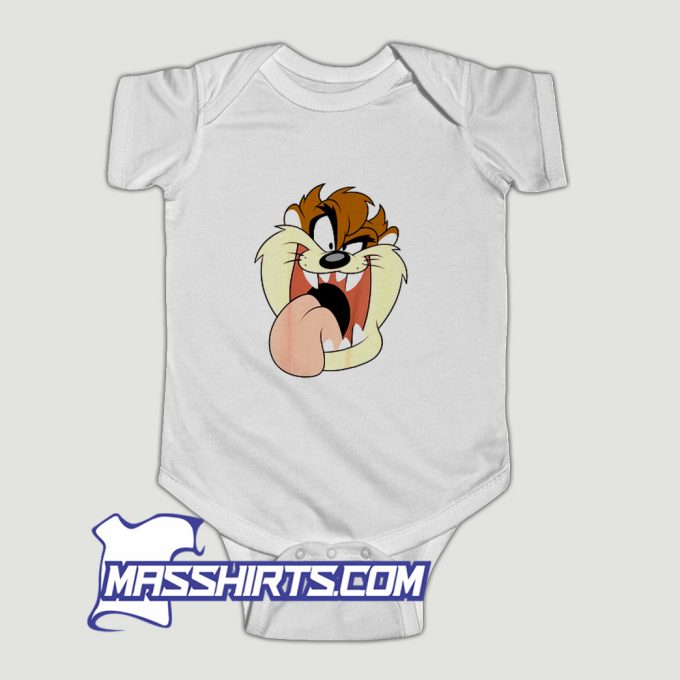 Looney Tunes Taz Big Face Baby Onesie