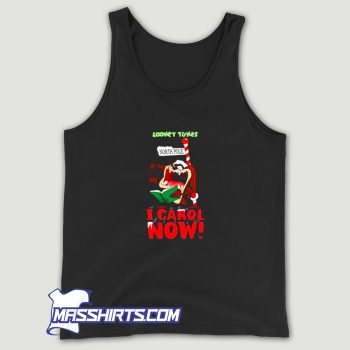 Looney Tunes Taz I Carol Now Tank Top