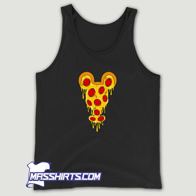 Mickey Face Pizza Tank Top