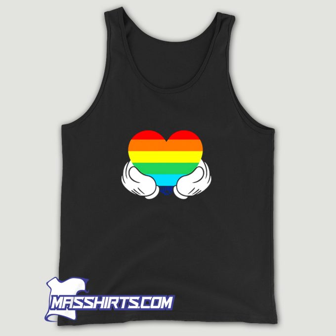Mickey Mouse Hands Rainbow Tank Top