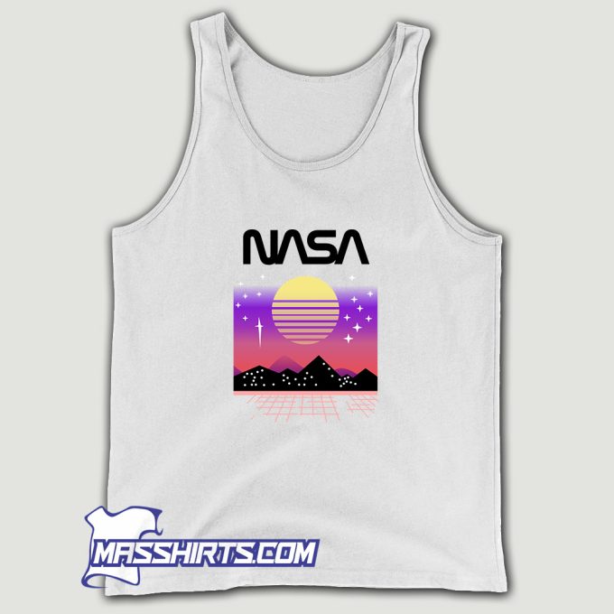 Nasa Space Sunset Tank Top