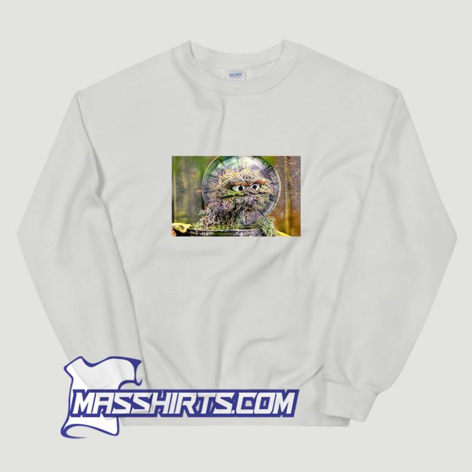 Oscar The Grouch Weed Nug Sweatshirt