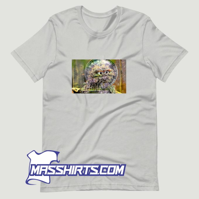 Oscar The Grouch Weed Nug T Shirt Design