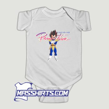 Primitive Dragon Ball Z Nuevo Vegeta Baby Onesie