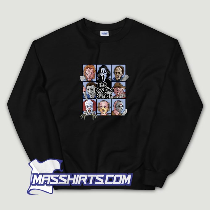 Spooky The Psycho Bunch Serial Killer Halloween Sweatshirt