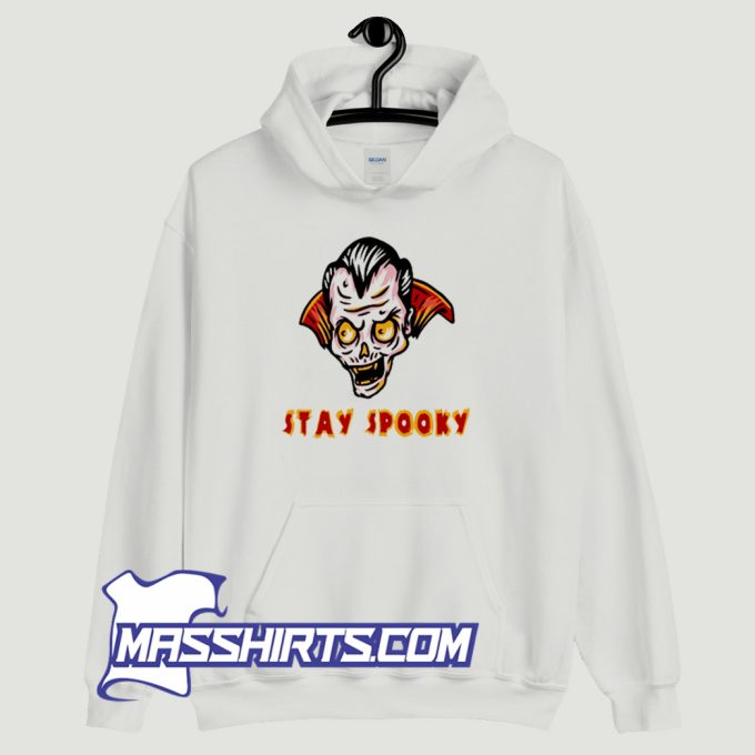 Stay Spooky Dracula Face Hoodie Streetwear