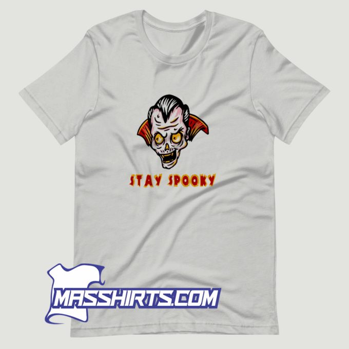 Stay Spooky Dracula Face T Shirt Design