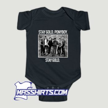 The Outsiders Stay Gold Ponyboy Baby Onesie