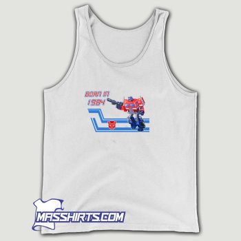 Transformers Optimus Prime Born In 1984 Tank Top