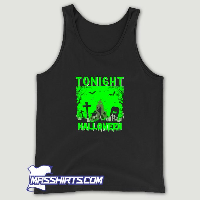 Vintage Tonight Halloween Spooky Tank Top